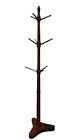 Coat-rack-stand-mah Urnporium Mahogany Wood Coat 851689005547