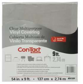 54c3p20808p Con-tact Brand 3 Contact Clear Vinyl Covering 54c3p20808p Con-tact Brand 3 Contact Clear Vinyl Covering