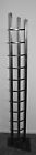 Contemporary Style Vhs Model Cd Room Cr6 Media Gunmetal Rack H67 Dvd Living
