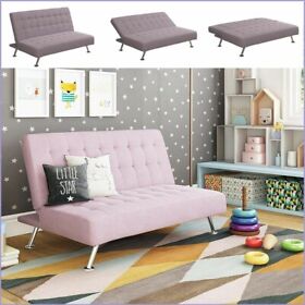 680233411 Convertible Futon Sofa Couch Kids Lounger Comfortable Tufted Sleeper Bed Lilac 680233411 Convertible Futon Sofa Couch Kids Lounger Comfortable Tufted Sleeper Bed Lilac
