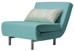Ch-lc103300 Cortesi Home Savion Convertible Accent Chair Futon Aqua Blue Ch-lc103300 Cortesi Home Savion Convertible Accent Chair Futon Aqua Blue