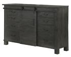 D3804-15 Magnussen Abington Wood Server In Weathered Charcoal D3804-15 Magnussen Abington Wood Server In Weathered Charcoal