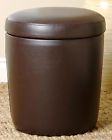 Ad-pcx-001-brn Dark Id Leather 3184811 Brown Avenue Storage Ottoman