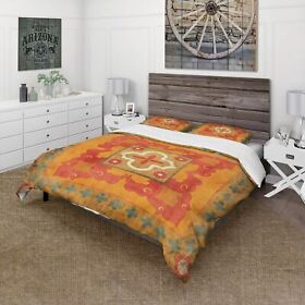 Bed30872-k Designart Footmoroccan Orange Tiles Collage Iifoot Cottage Duvet Cover Set Bed30872-k Designart Footmoroccan Orange Tiles Collage Iifoot Cottage Duvet Cover Set