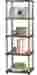 Designs2go 095285408597 Convienience Concepts Convenience X-tra Storage 5-tier Media Tower Black