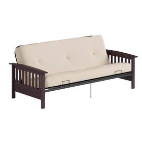 Dhp 026737413920 Laurel Full Size Espresso Wood Arm Futon Frame With 6 Dhp 026737413920 Laurel Full Size Espresso Wood Arm Futon Frame With 6