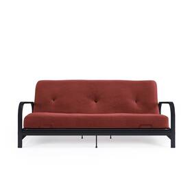 2411559 Dhp Brax Black Metal Arm Full Size Futon Frame With 6 Inch Thermobonded High Density 2411559 Dhp Brax Black Metal Arm Full Size Futon Frame With 6 Inch Thermobonded High Density