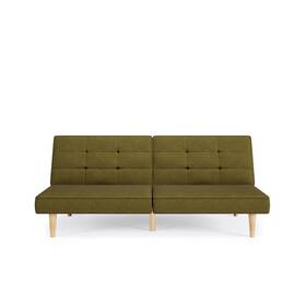 2427929 Dhp Bowie Square Tufted Armless Futon With Light Oak Legs Navy Blue Linen 2427929 Dhp Bowie Square Tufted Armless Futon With Light Oak Legs Navy Blue Linen