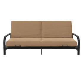 2497329 Dhp Realrooms Elbert Black Metal Arm Futon Frame With Gray Microfiber Slipcover 2497329 Dhp Realrooms Elbert Black Metal Arm Futon Frame With Gray Microfiber Slipcover