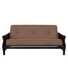 6257779 Dhp Futon Mattress 8 Inch Poly Filled Tufted Tan Sofa Bed Couch Sleeper Full Size 6257779 Dhp Futon Mattress 8 Inch Poly Filled Tufted Tan Sofa Bed Couch Sleeper Full Size