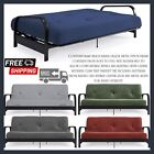 2105459we Dhp Cleo Black Metal Arm Full Size Futon Frame Foldable Seating And Sleeping 2105459we Dhp Cleo Black Metal Arm Full Size Futon Frame Foldable Seating And Sleeping