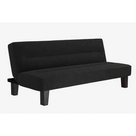 De09922 Dhp Futon Mattress 69 Inch W Twin 3-seater Polyester/cotton Blend Wood Frame Black De09922 Dhp Futon Mattress 69 Inch W Twin 3-seater Polyester/cotton Blend Wood Frame Black