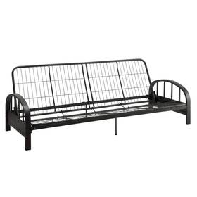 De32512 Dhp Futon Frame 77 Inch X Full Industrial Modern Metal Black Finish 3 Seat De32512 Dhp Futon Frame 77 Inch X Full Industrial Modern Metal Black Finish 3 Seat