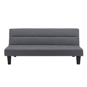 De68575 Dhp Futon Microfiber Upholstery Material And Wood Frame In Dark Gray De68575 Dhp Futon Microfiber Upholstery Material And Wood Frame In Dark Gray