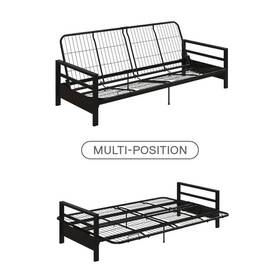 De82028 Dhp Mabel Metal Futon Frame Black De82028 Dhp Mabel Metal Futon Frame Black