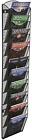 Displays2go B00wxteld8 Displays To Go Wall Mount Literature Rack Organizer 10 Pockets Black