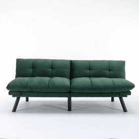 Doggody Do Favor Inc 764942802077 70.87 Inch Futon Sofa Bed Foam Foldable Couch Convertible