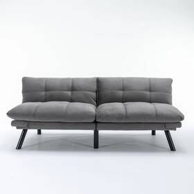 Doggody Do Favor Inc 764942802084 70.87 Inch Futon Sofa Bed Foam Foldable Couch Convertible