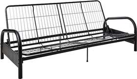 3105098 Dorel Home Furnishings Vermont Metal Futon Frame Classic Design Full Sized Black 3105098 Dorel Home Furnishings Vermont Metal Futon Frame Classic Design Full Sized Black