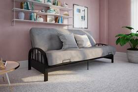 Dorel Home Furnishings 445000537560 Dhp Aiden Metal Futon Frame Large Black Dorel Home Furnishings 445000537560 Dhp Aiden Metal Futon Frame Large Black