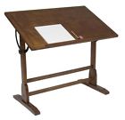 13305 Drafting Oak Rustic 42in Table Vintage Designs Studio 13305 Drafting Oak Rustic 42in Table Vintage Designs Studio