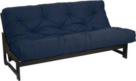 Dropship 744110868364 Queen Size 6-inch Cotton Twill Futon Mattress Navy Dropship 744110868364 Queen Size 6-inch Cotton Twill Futon Mattress Navy