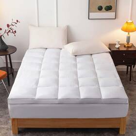 Mt2023 Drovan Mattress Topper Queen Size - Extra Thick Pad Cover Pillow T