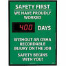 Dsb7 National Marker Company Nmc Digital Safety Scoreboard Sign First We