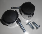 24435 " Dual Swivel 2 Chair Silver Sockets Casters Set Black Wheel 24435 " Dual Swivel 2 Chair Silver Sockets Casters Set Black Wheel