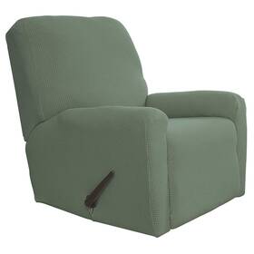 Dhs1121 Easy-going Recliner Stretch Sofa Slipcover 4-piece Large Greyish Green Dhs1121 Easy-going Recliner Stretch Sofa Slipcover 4-piece Large Greyish Green