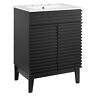 Eei-3860-blk-whi Modway Render Bathroom Vanity With Black White Finish 889654947714 Eei-3860-blk-whi Modway Render Bathroom Vanity With Black White Finish 889654947714