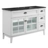 Eei-5479-whi-blk Modway Isle Bathroom Vanity Cabinet With White Black 889654932123 Eei-5479-whi-blk Modway Isle Bathroom Vanity Cabinet With White Black 889654932123