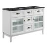 Eei-5480-whi-blk Modway Isle Double Bathroom Vanity Cabinet With White 889654932116 Eei-5480-whi-blk Modway Isle Double Bathroom Vanity Cabinet With White 889654932116