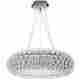 Eei-669 Lexmod Halo 25 Acrylic Chandelier In Clear 848387030636