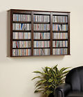 Efw0523 Pp Dvd Media Mounted Wall Cd 48 " Triple Unit "x34 Espresso Storage