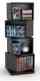 2823-5872 Espresso Multimedia Atlantic Rotating Tower 4-tier Storage Cube