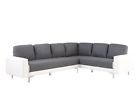 Exp199-dgr-wh Sofamania Contemporary Tone Linen Sectional Sofa Couch Large 649862753329 Exp199-dgr-wh Sofamania Contemporary Tone Linen Sectional Sofa Couch Large 649862753329