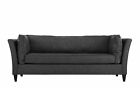 Exp208-pu-gr Sofamania Contemporary Living Room Bonded Leather Fabric Sofa 662187608815