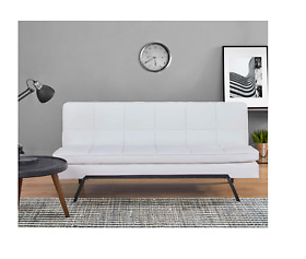 Ad-150ln-brn Ezra Futon Sofa Bed White Ad-150ln-brn Ezra Futon Sofa Bed White