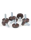 F-invflevbro1-4in-20-8pcap The Felt Store Diameter Levelers Brown Pieces 738726124945 F-invflevbro1-4in-20-8pcap The Felt Store Diameter Levelers Brown Pieces 738726124945