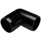 F03490e-bk-8 F03490ebk8 Degree Elbow Pvc Fitting Furniture Grade Size Black 812039025059