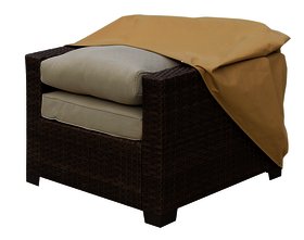 Bm179936 Fabric Dust Cover For Outdoor Chairs Medium Light Brown Bm179936 Fabric Dust Cover For Outdoor Chairs Medium Light Brown
