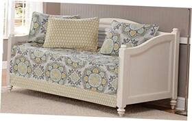 8541804078 Fancy Linen Llc Inc Collection 5pc Day Bed Cover Modern Reversible White Yellow Medallion 8541804078 Fancy Linen Llc Inc Collection 5pc Day Bed Cover Modern Reversible White Yellow Medallion