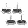 Fe-50412 Mintcraft 8pk Nail-on Cushion Furniture Slide Glide 7 8 Dia Chrome 045734918771 Fe-50412 Mintcraft 8pk Nail-on Cushion Furniture Slide Glide 7 8 Dia Chrome 045734918771