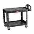 Fg452500bla Fg4525bla Rubbermaid Flat Shelf 44 X 26 33 Utility Cart 086876184389
