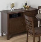 3174817 Finished Caleb 3 Door Id Top Tile Drawers Brown Server