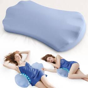 Fledano B0dmnpwdwd Lumbar Support Pillow For Sleeping Memory Foam Lower Back