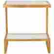 B00i1lhhy2 Fox2522 Safavieh Kennedy Accent Table Gold White Glass Top B00i1lhhy2 Fox2522 Safavieh Kennedy Accent Table Gold White Glass Top