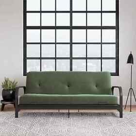 Full Size Futon Sofa Bed Frame With 6 Mattress 695633290104 Inch Convertible Couch Fold Beige Full Size Futon Sofa Bed Frame With 6 Mattress 695633290104 Inch Convertible Couch Fold Beige
