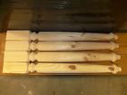 4-heavy Furniture Legs 35 Table Pine Wood Knotty Block Solid Butcher "